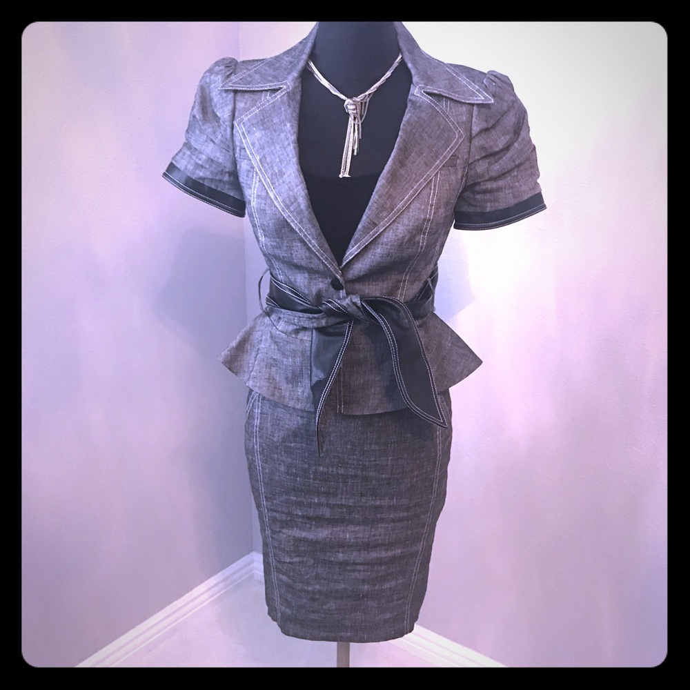 Bebe skirt and jacket